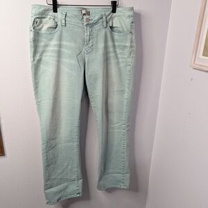 Dear John Playback Cuffed Ankle Jeans Size 32 Light Wash